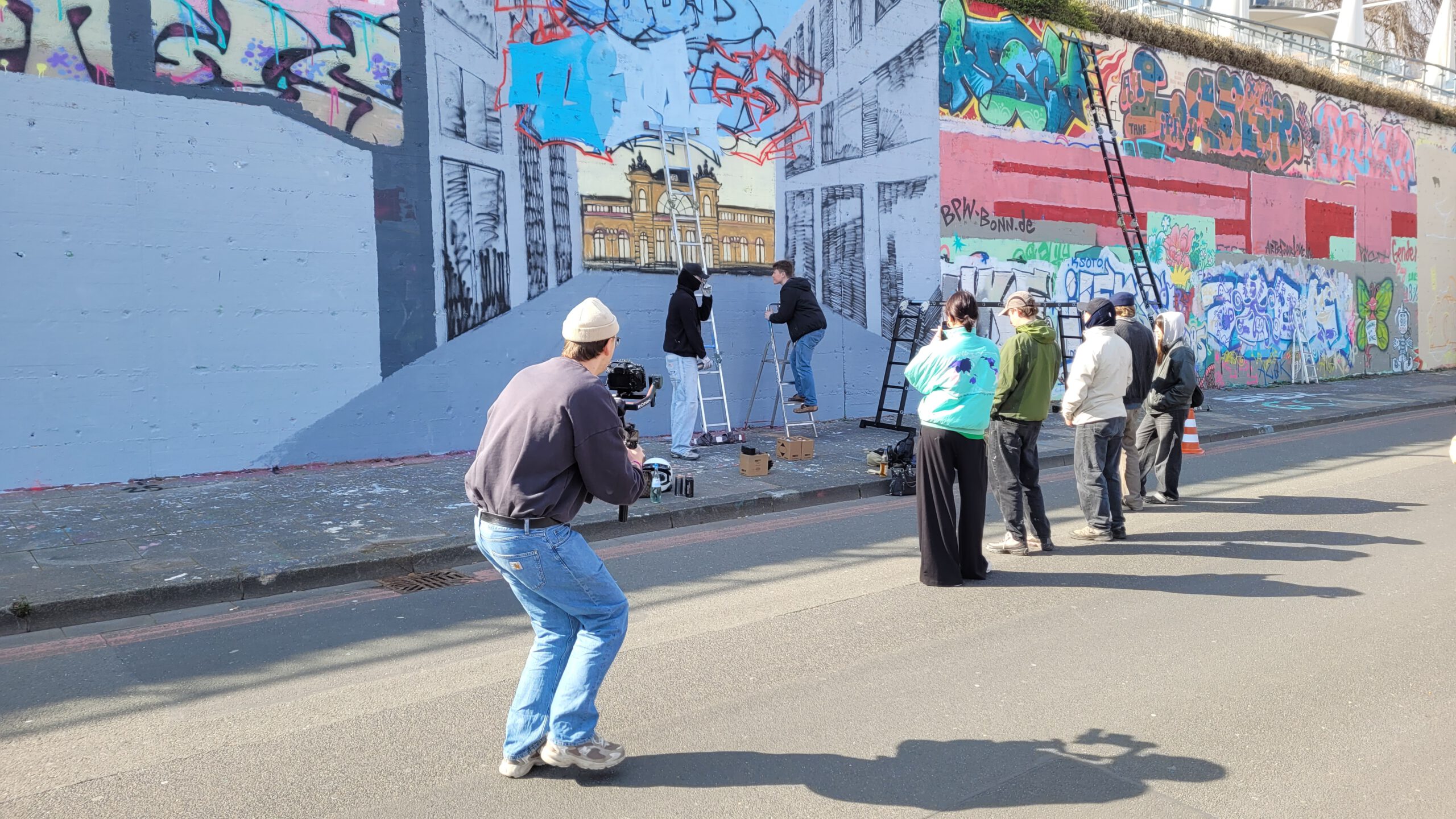 Graffiti-Kunst und Video zum Tag der Städtebauförderung